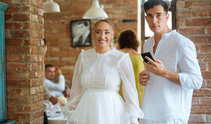 Ilona Brezoianu și soțul ei, Andrei