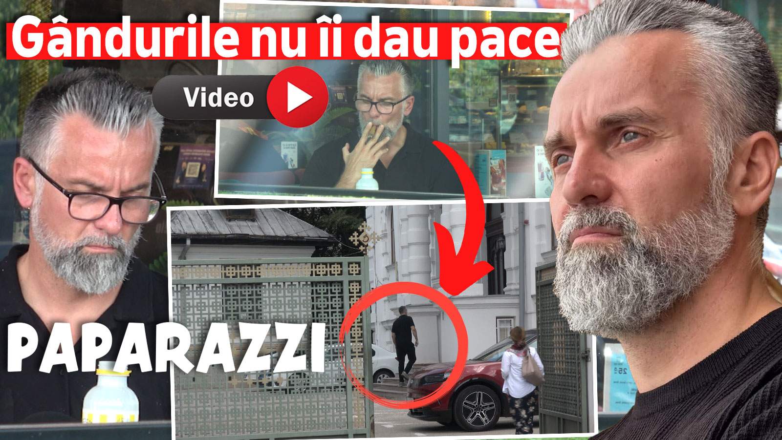 Cezar Ionașcu studiază despre cum să nu păcătuiești, dar cade în ispită foarte ușor! Cum l-au surprins paparazzii Spynews.ro | PAPARAZZI