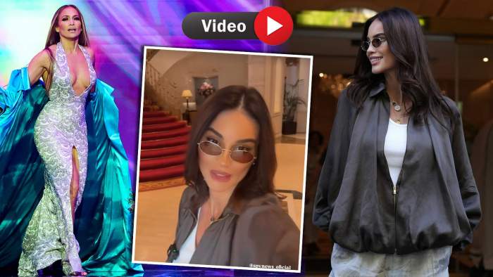 Geanina Ilieș, față în față cu Jennifer Lopez! Prezentatoarea Știrilor Antena Stars filmează un interviu cu celebra cântăreață, în Madrid | VIDEO