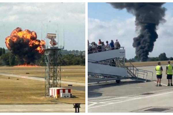 Încă un accident aviatic. Un avion s-a prăbușit pe un aeroport din Marea Britanie | FOTO