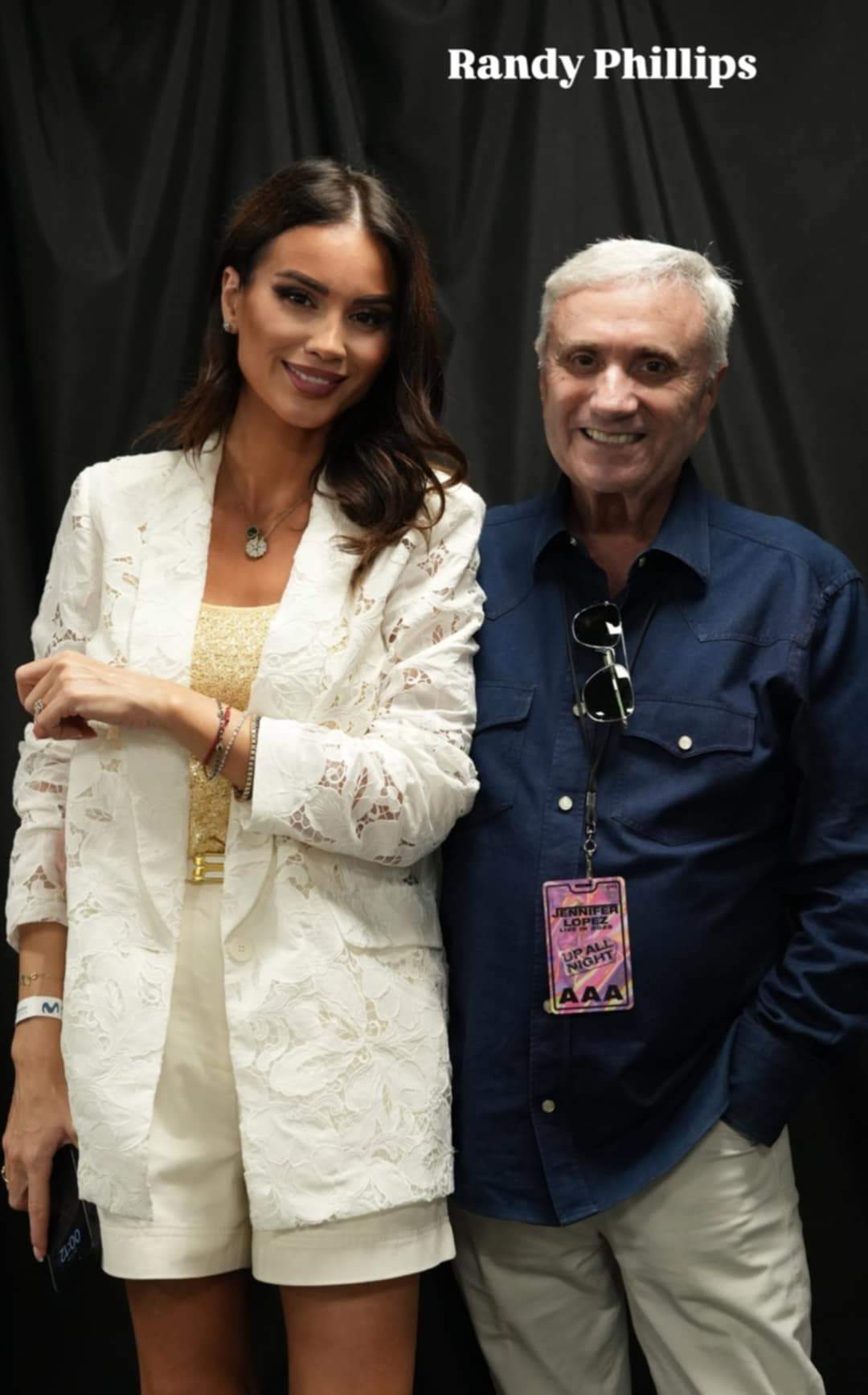 Geanina Ilieș la concertul lui Jennifer Lopez