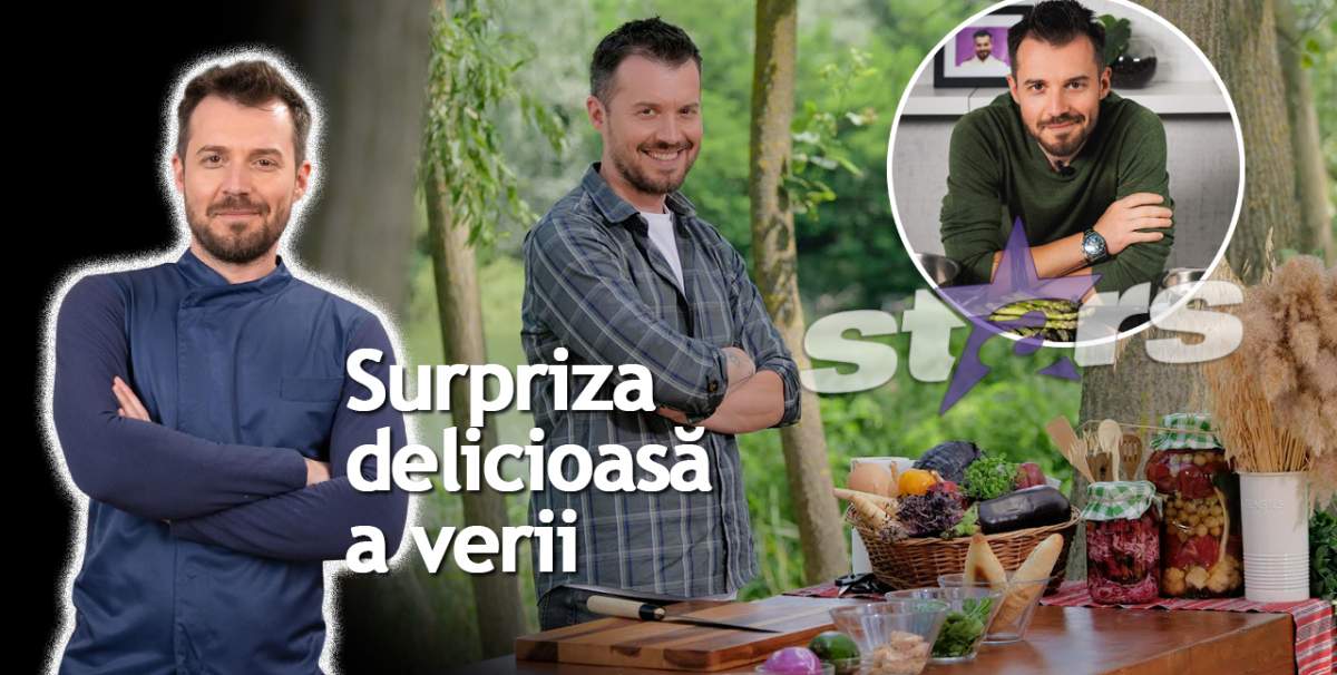 Din 21 iulie, „Meniu de vedetă – Arome de vară”: Chef Horia Manea aduce gustul verii în  natură, la Antena Stars