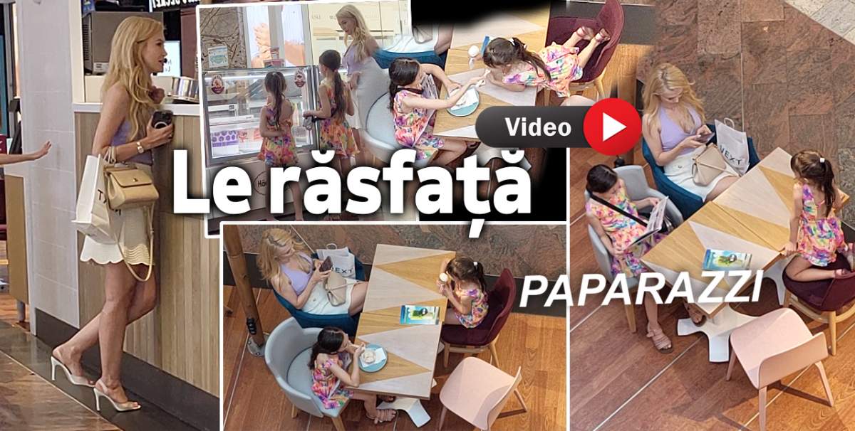 Andreea Bălan se comportă exact așa cum își doresc fetițele! Ella și Clara au făcut spectacol la mall! Cât de dulci sunt | PAPARAZZI 