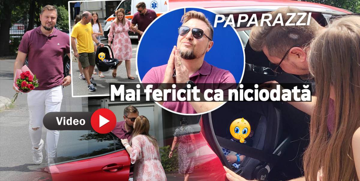 Adrian Velea și soția lui și-au dus băiețelul acasă! Prezentatorul Acces Direct trăiește emoții uriașe! Imagini exclusive | VIDEO