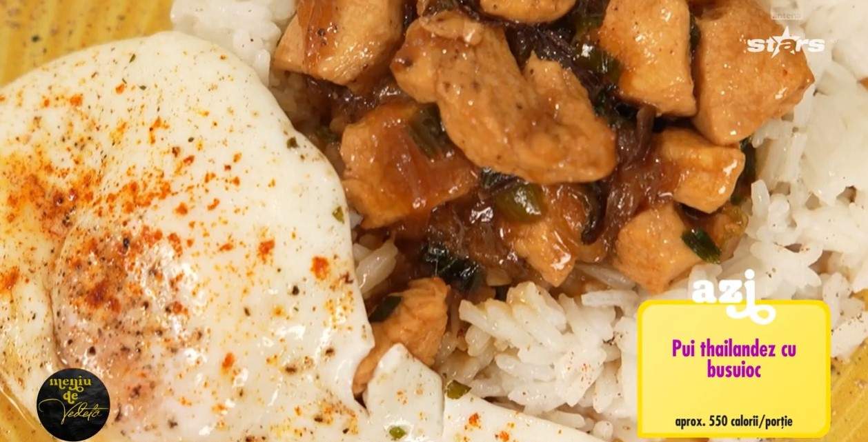 Rețetă de pui thailandez, gătit de chef Horia Manea. Un preparat gustos, perfect pentru sezonul cald