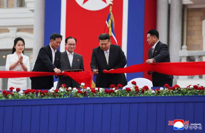 Această fotografie a fost făcută pe 24 iunie 2025 și publicată de Agenția Centrală de Știri Coreeană (KCNA) a Coreei de Nord pe 26 iunie 2025