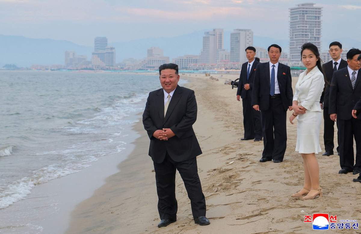 Această fotografie a fost făcută pe 24 iunie 2025 și publicată de Agenția Centrală de Știri Coreeană (KCNA) a Coreei de Nord pe 26 iunie 2025