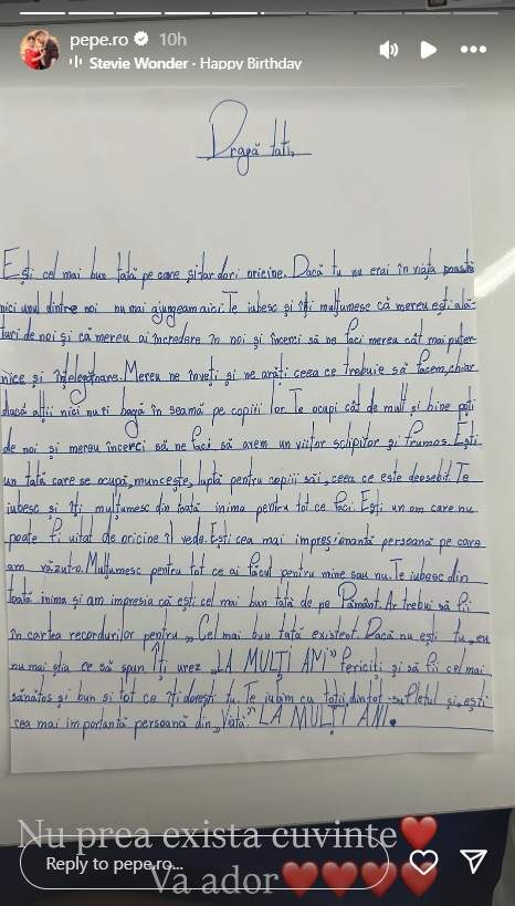 Pepe își sărbătorește ziua de naștere! Cum l-au surprins copiii! Artistului nu i-a venit să creadă | VIDEO
