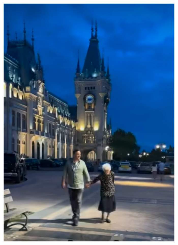 Imagini emoționante cu Daniel Buzdugan și mama sa, în vârstă de 89 de ani! Ce amintiri are omul de radio din copilărie: „Pe aici mă plimbai”