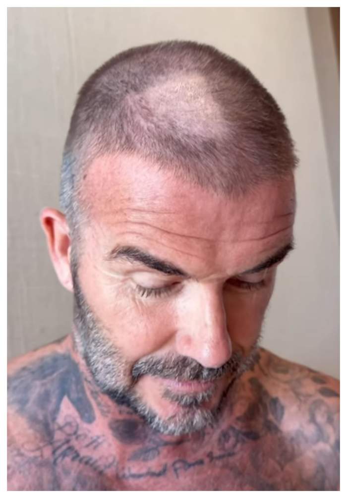 David Beckham, frizer de ocazie. Gafa făcută de fostul fotbalist care s-a tuns singur