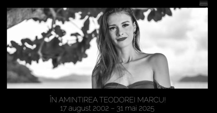 omagiu pentru Teodora Marcu