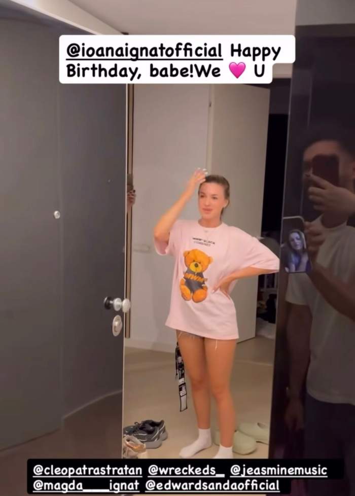 Ioana Ignat a împlinit 27 de ani. Cum a fost surprinsă de Cleopatra Stratan cu ocazia zilei de naștere / FOTO