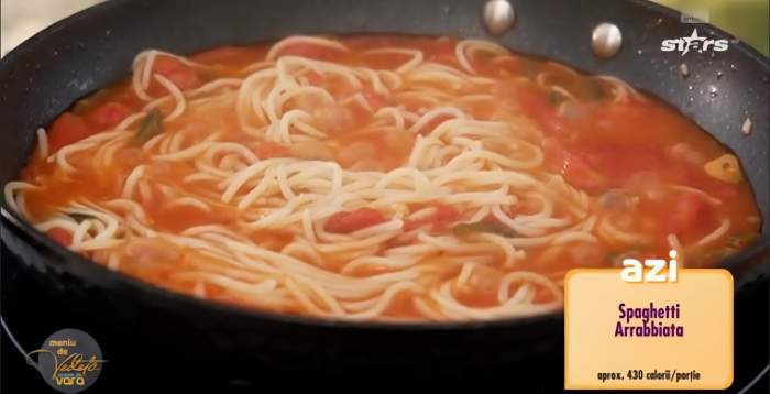 Paste Arrabbiata după rețeta lui Chef Horia Manea. Preparatul simplu și delicios pe care să îl încerci