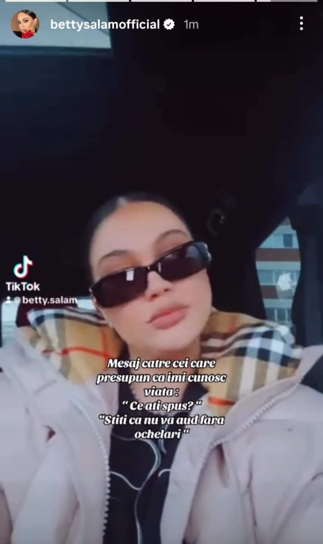mesajul transmis de Betty Salam