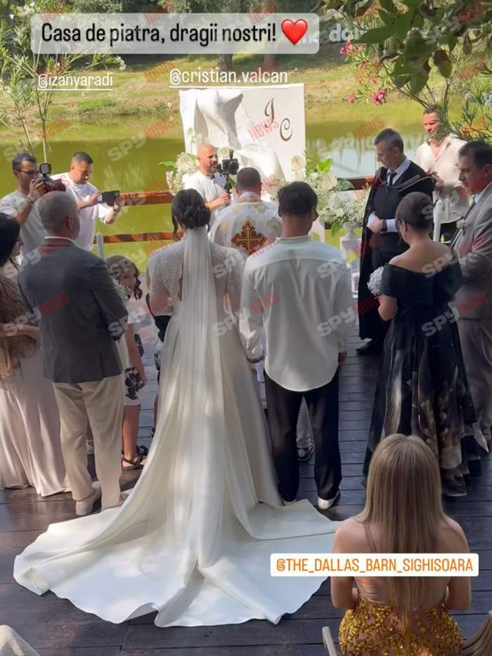 Nuntă ca în basme! Ce decor fabulos au ales fratele lui Radu Vâlcan și soția lui, Izabela! Imagini superbe de la eveniment | FOTO
