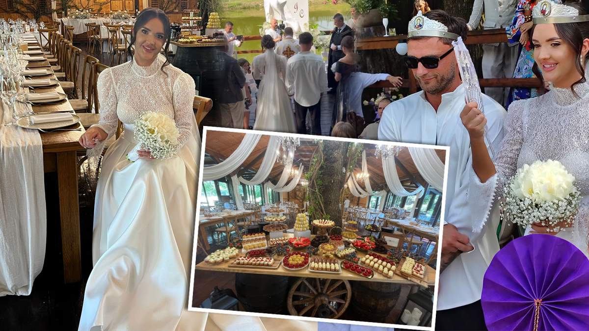 Nuntă ca în basme! Ce decor fabulos au ales fratele lui Radu Vâlcan și soția lui, Izabela! Imagini superbe de la eveniment | FOTO