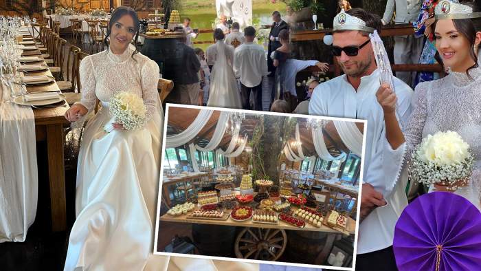 Nuntă ca în basme! Ce decor fabulos au ales fratele lui Radu Vâlcan și soția lui, Izabela! Imagini superbe de la eveniment | FOTO