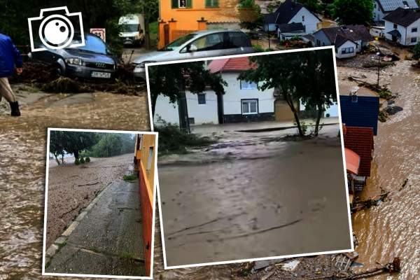 Imagini apocaliptice în România! Furtunile au făcut prăpăd și au distrus totul în urma lor.  Străzi inundate și acoperișuri rupte în mai multe orașe | FOTO