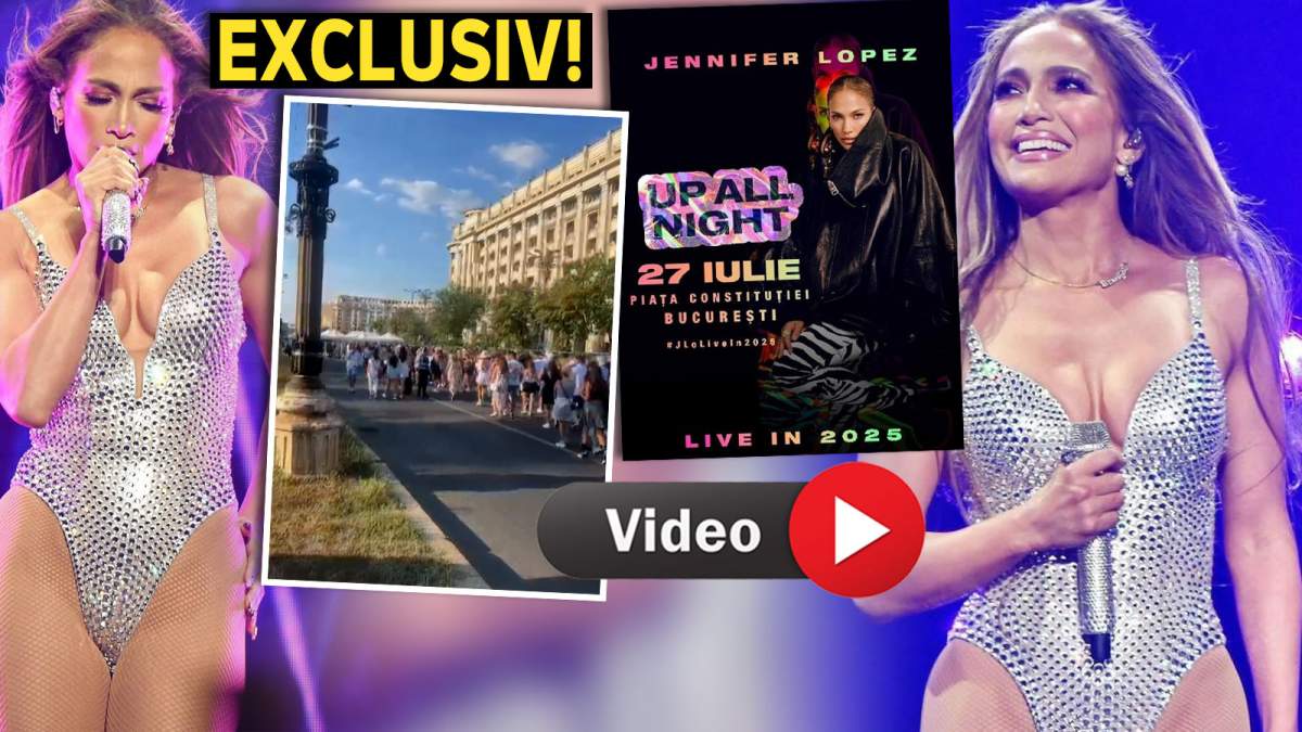 Concert Jennifer Lopez în România! Spynews.ro îți oferă imagini și informatii în timp real | VIDEO