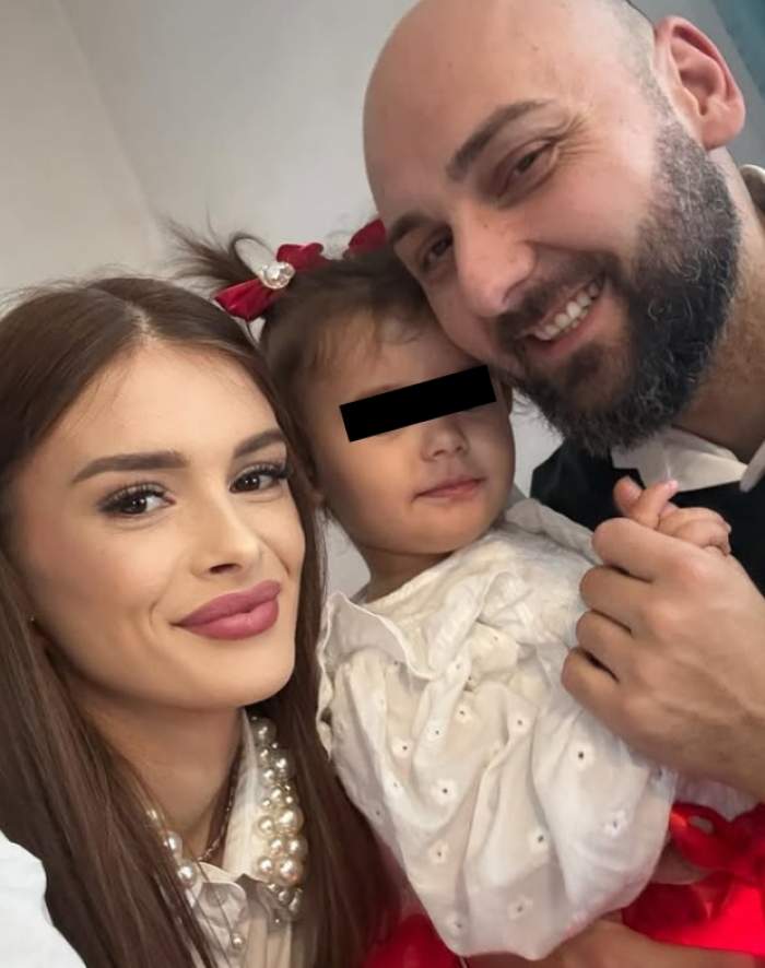 teodora marcu cu familia ei, fetita si alex marcu