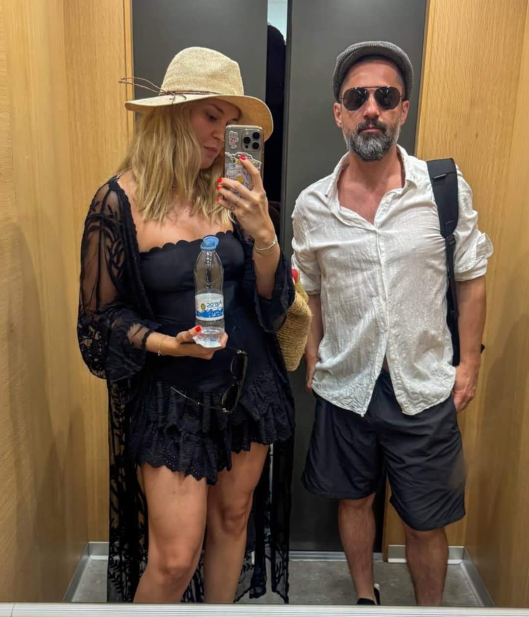 Bianca Purcărea și soțul ei, Robert Magheți