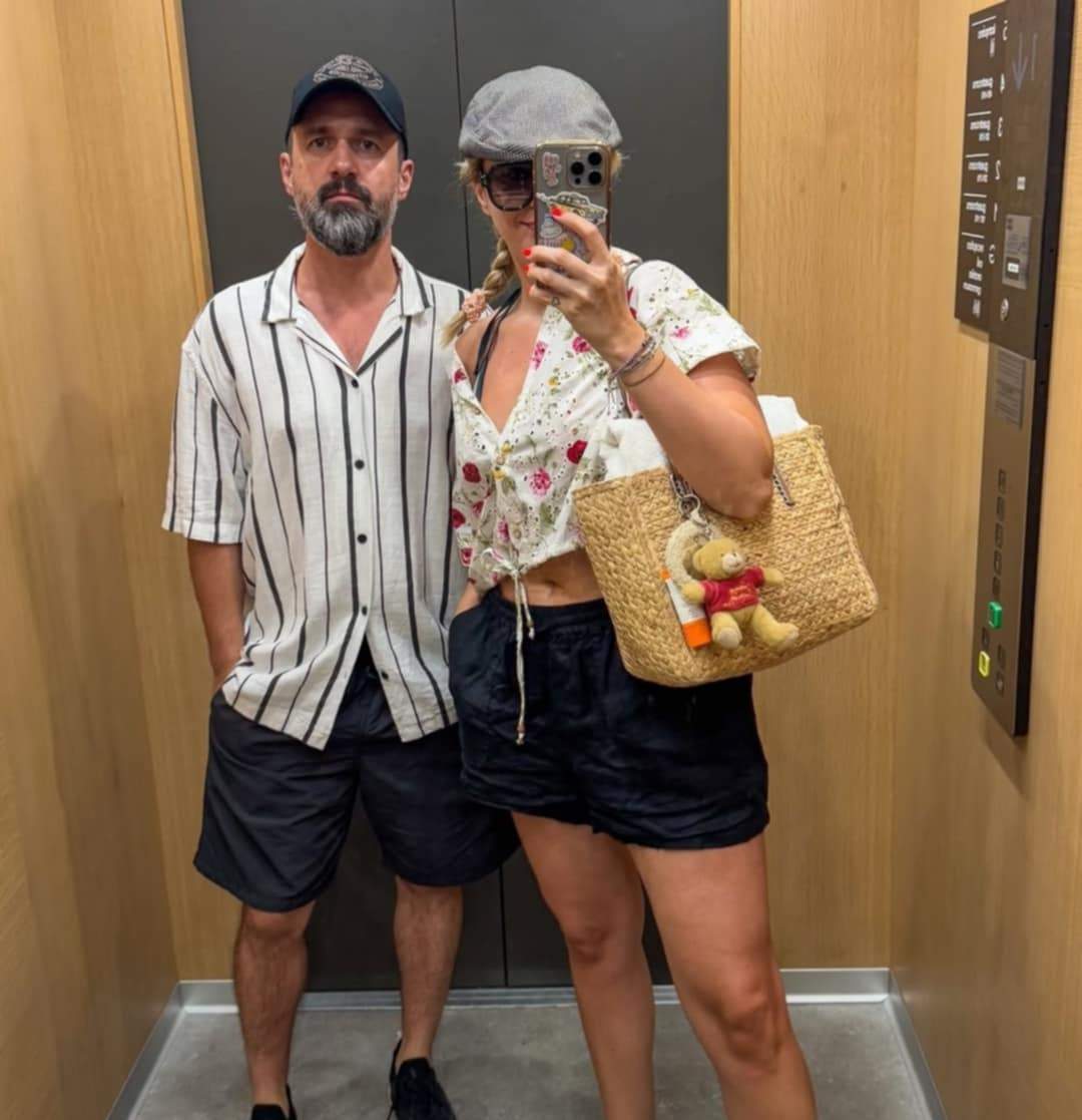 Bianca Purcărea și soțul ei, Robert Magheți
