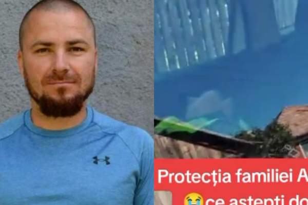 Imagini halucinante! Polițiștii care trebuiau să îi păzească casa Andei, tânăra ucisă de Emil Gânj, au fost filmați dormind în mașină | VIDEO