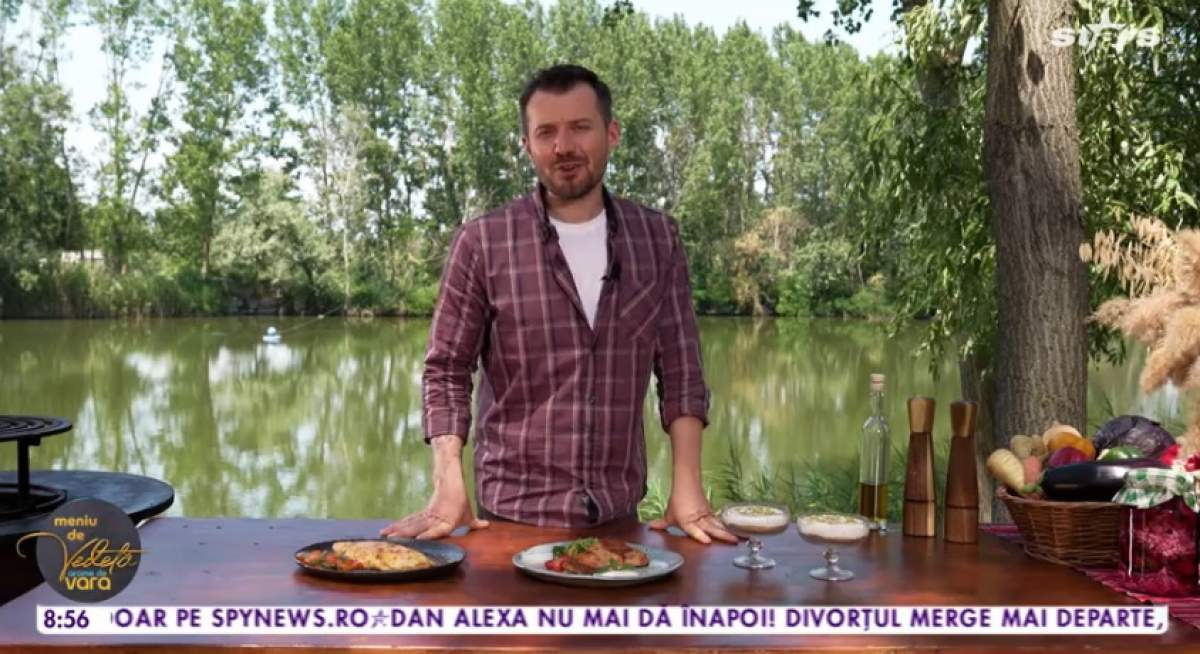 Rețeta lui Chef Horia Manea de file de somon pe plită cu couscous şi legume. Ingredientul care nu trebuie să lipsească 