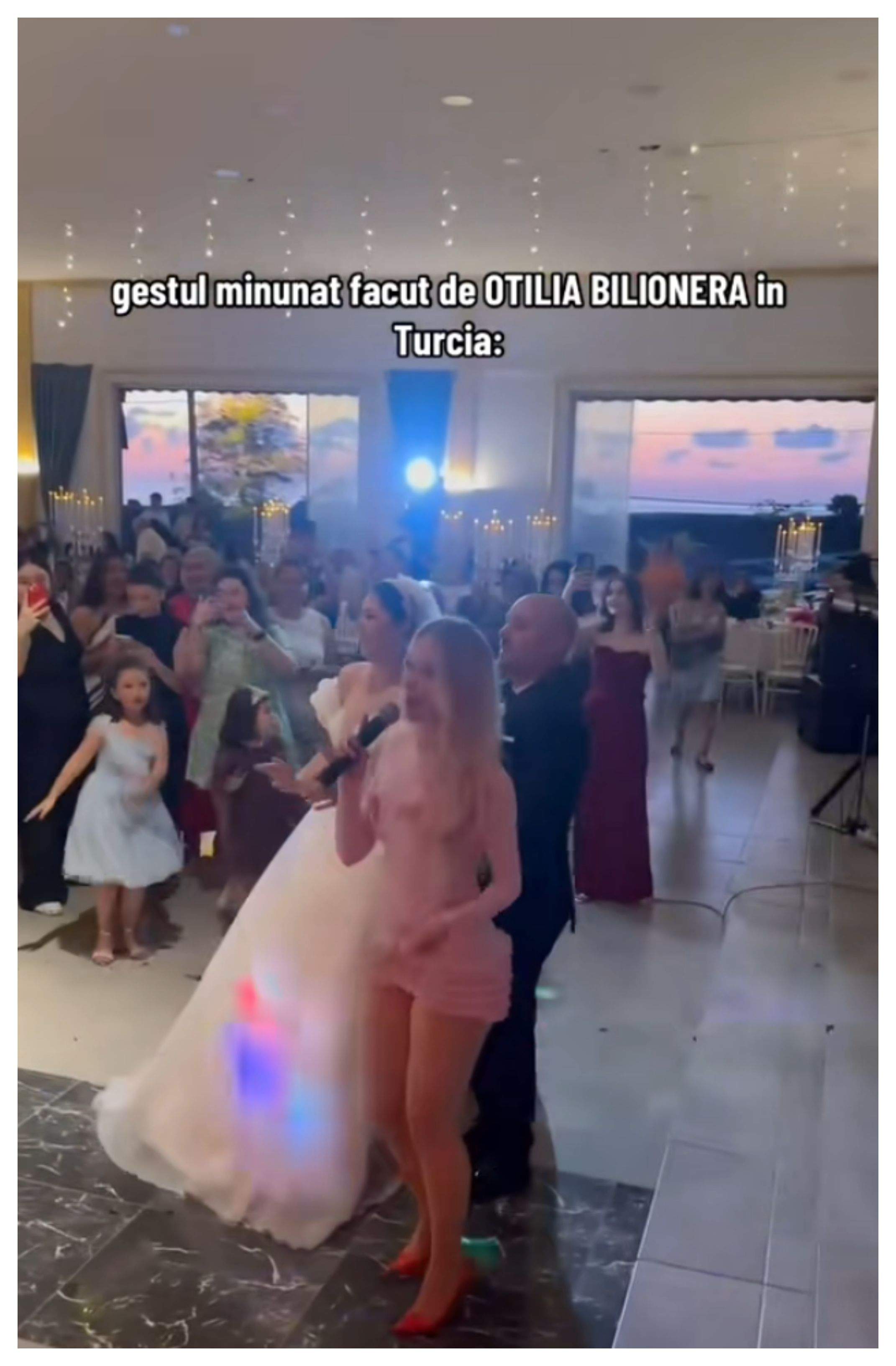 Gestul emoționant făcut de Otilia Bilionera la o nuntă în Turcia! Cât de surprinși au fost mirii