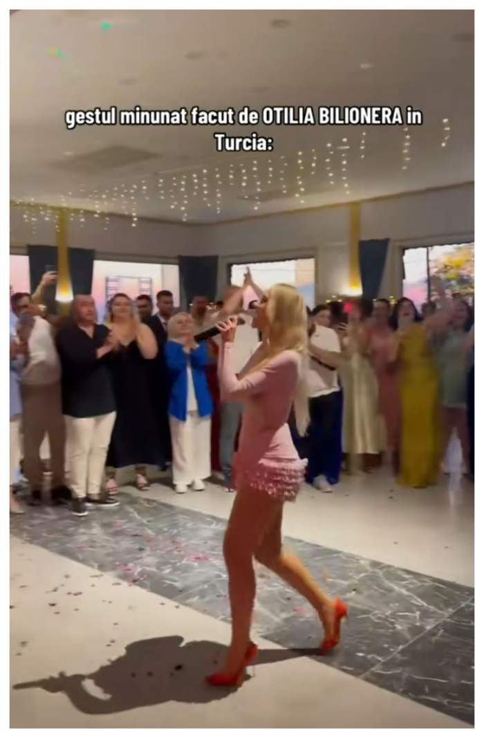 Gestul emoționant făcut de Otilia Bilionera la o nuntă în Turcia! Cât de surprinși au fost mirii