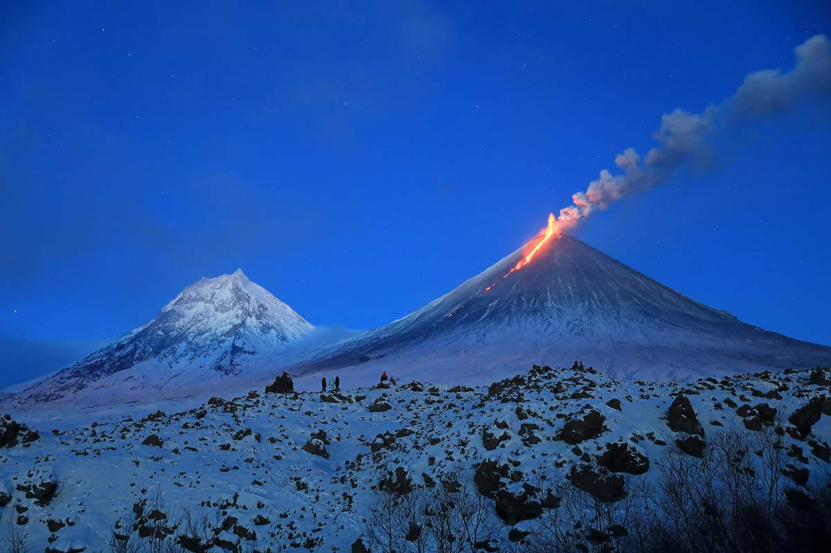 vulcanul Klyuchevskoi