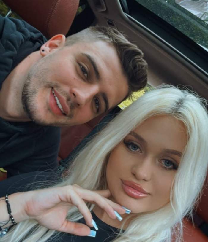 dany boy selfie impreuna cu iubita lui