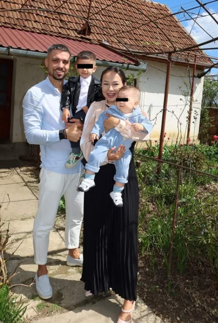 vladuta lupau si familia ei acasa