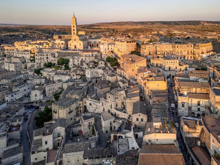 Matera este un mic oraș situat în Puglia, în sudul Italiei