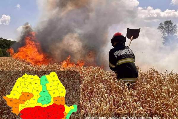 Autoritățile, în alertă! E cod roșu de caniculă în România! Sfaturile importante oferite de Departamentul pentru Situaţii de Urgenţă