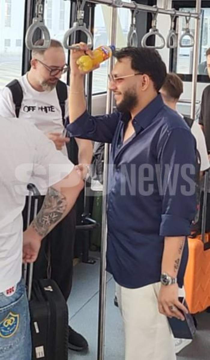 Leo de la Roşiori face show nu doar pe scenă, ci şi în autobuz! Cântăreţul a făcut deliciul martorilor | PAPARAZZI
