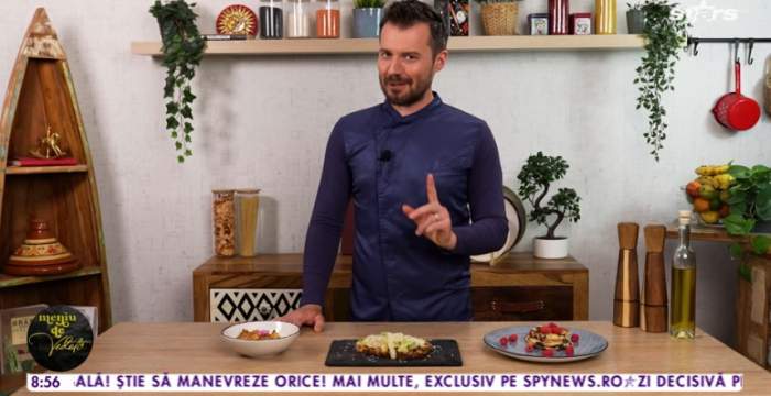 Șnițel de pui cu salată Caesar. Rețeta simplă și delicioasă a lui Chef Horia Manea