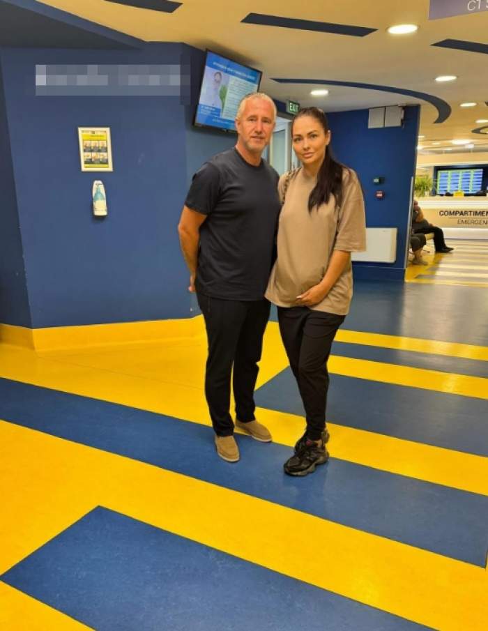 laurentiu reghecampf si corina caciuc la spital