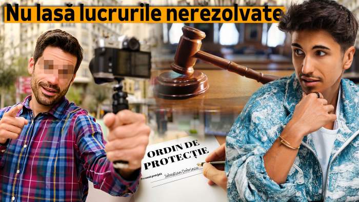 Sebastian Dobrincu cere să i se facă dreptate! După ce a cerut ordin de protecție împotriva unui vlogger, acum un alt personaj cunoscut i-a intrat în vizor