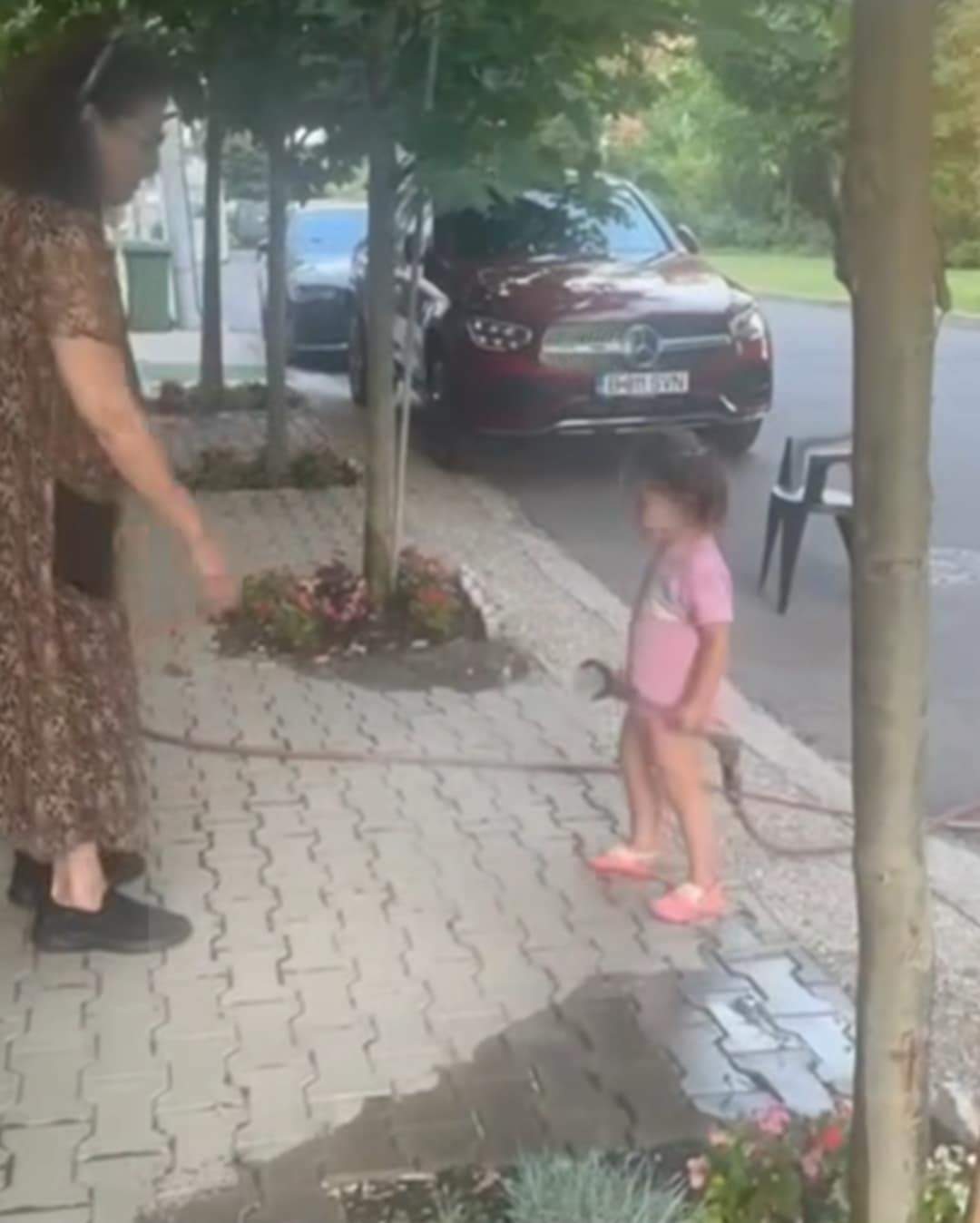 irina Loghin și nepoata ei