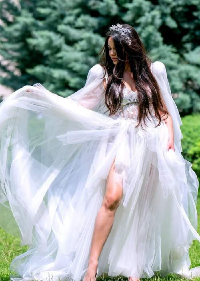 fiica danei savuica in rochie de mireasa