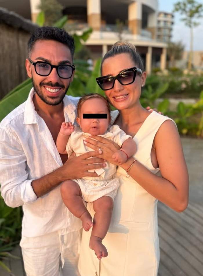armin nicoara si claudia puican impreuna cu fiul lor