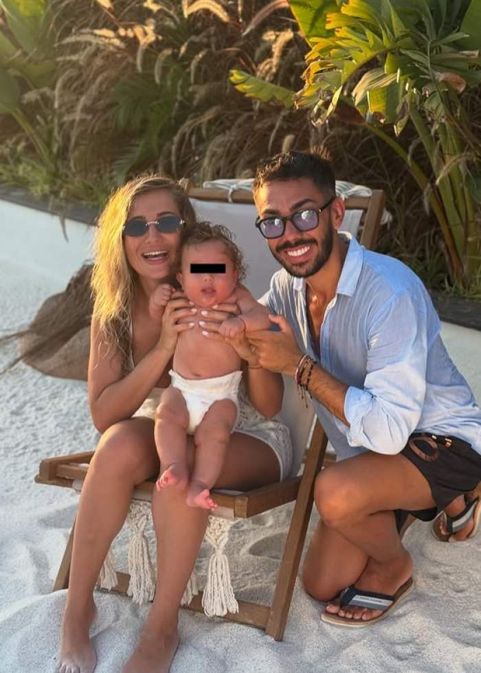 armin nicoara impreuna cu claudia puican si fiul lor, in turcia