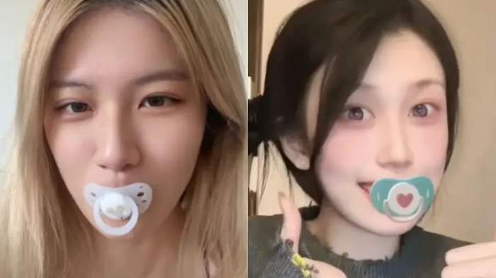 Un nou trend incredibil din China! Suzete pentru adulții stresați! Cum le folosesc