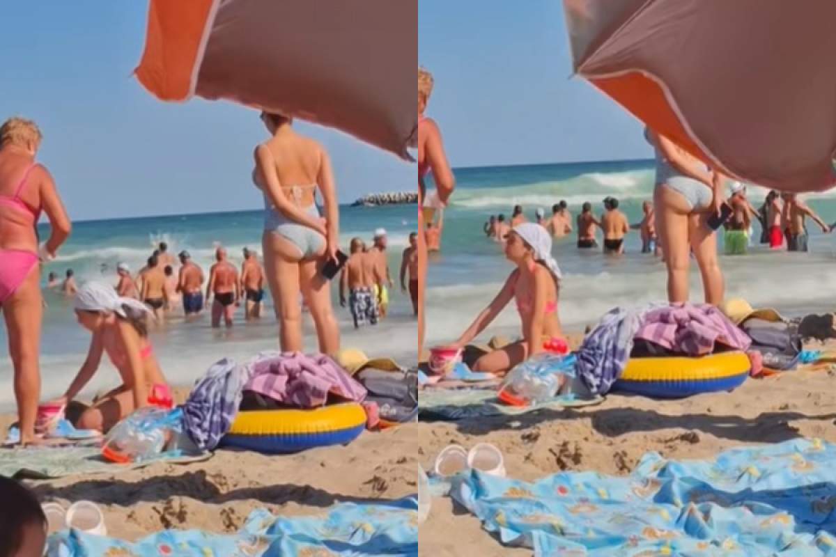 Imagini emoționante de la malul mării! Turiștii au sărit în ajutorul unui salvamar, au format un lanț uman | VIDEO