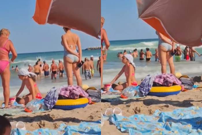 Imagini emoționante de la malul mării! Turiștii au sărit în ajutorul unui salvamar, au format un lanț uman | VIDEO