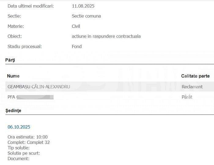 EXCLUSIV | Călin Geambașu îi dă lovitura de grație fostei iubite | Documentul care o face K.O.
