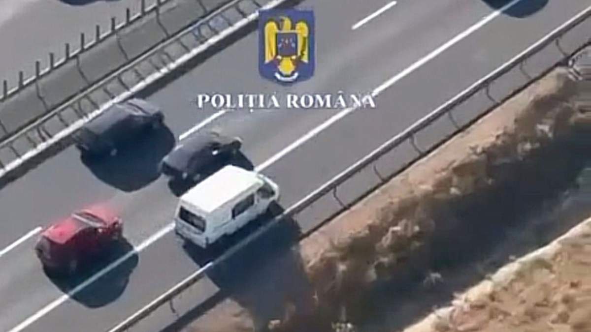 Poliția Română îi face virali pe șoferii care încalcă regulile. Cum a fost filmat un șofer pe banda de urgență