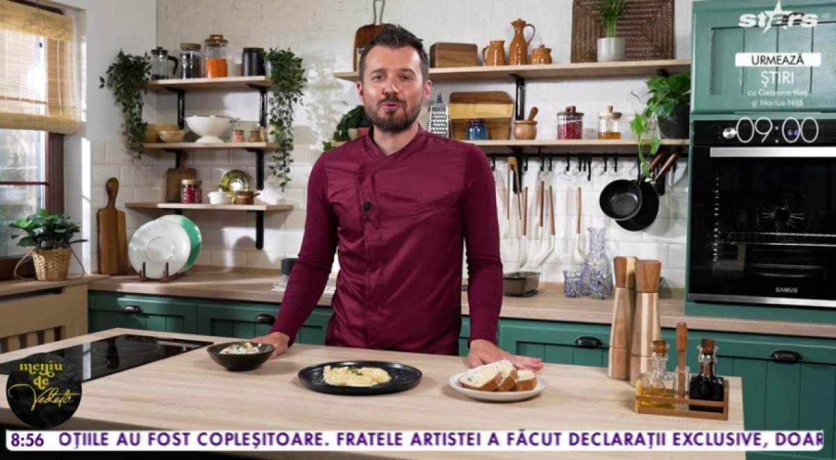 Meniul complet al lui Chef Horia Manea: Salată de castraveți cu mărar, gnocchi de casă și chec economic. Află rețetele pas cu pas