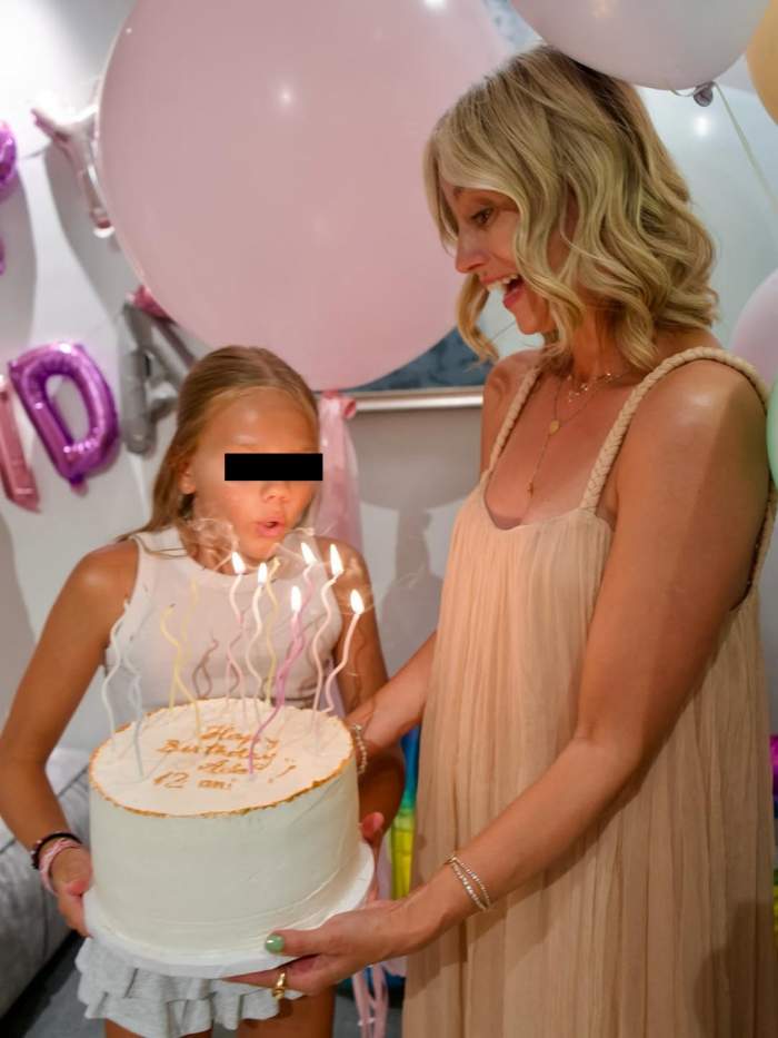 andreea perju si fiica cea mica
